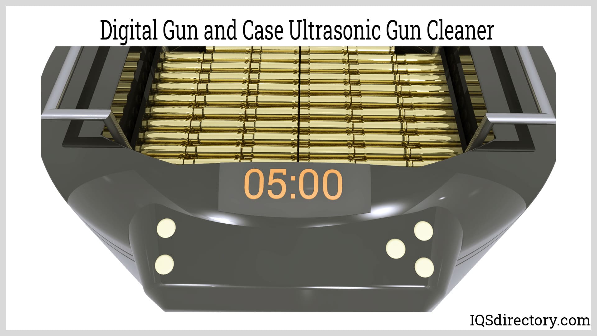 Digital Gun and Case Ultrasonic Gun Cleaner
